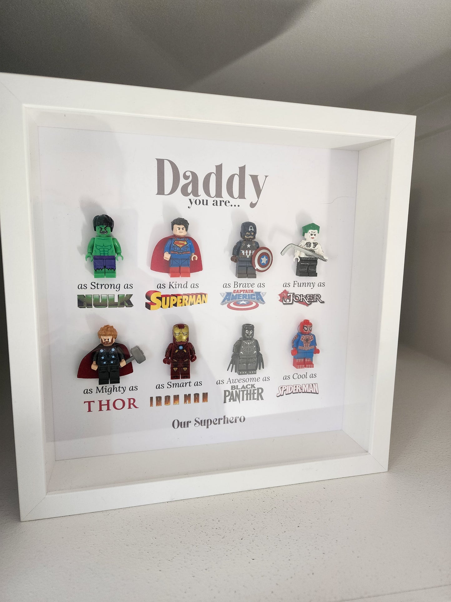 Marvel Superhero (No Border) Frame 8 Characters