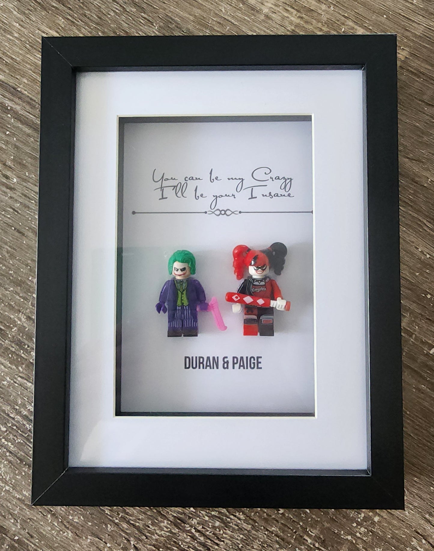 Joker & Harley Quinn Frame | Anniversary Gift