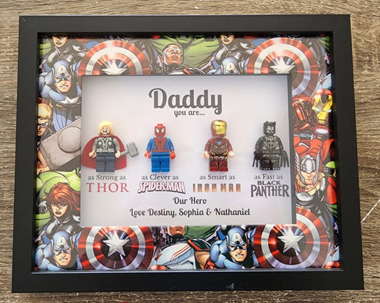 Marvel Border Superhero Frame 4 Characters