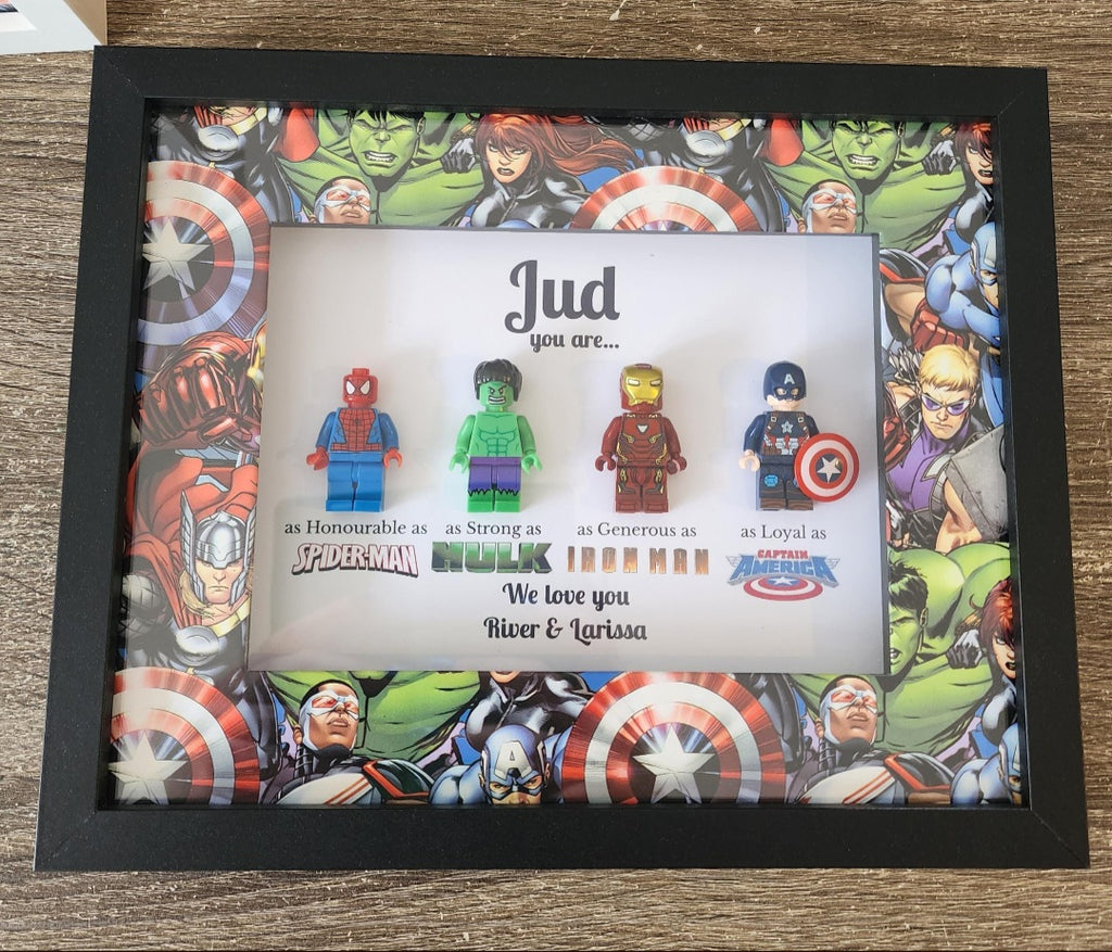 Marvel Border Superhero Frame 4 Characters