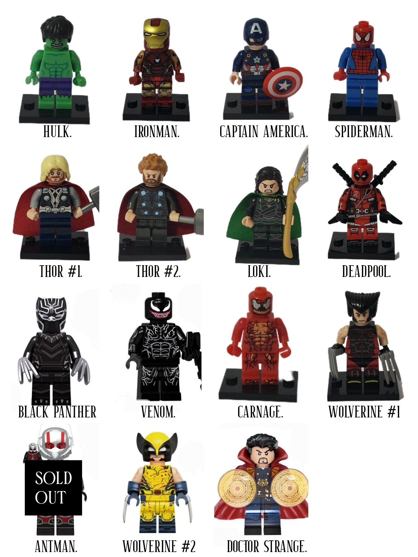 Marvel Border Superhero Frame 8 Characters