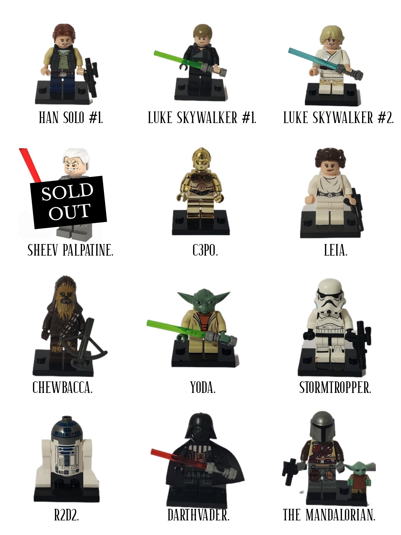 Star Wars Superhero Frame 6 Characters