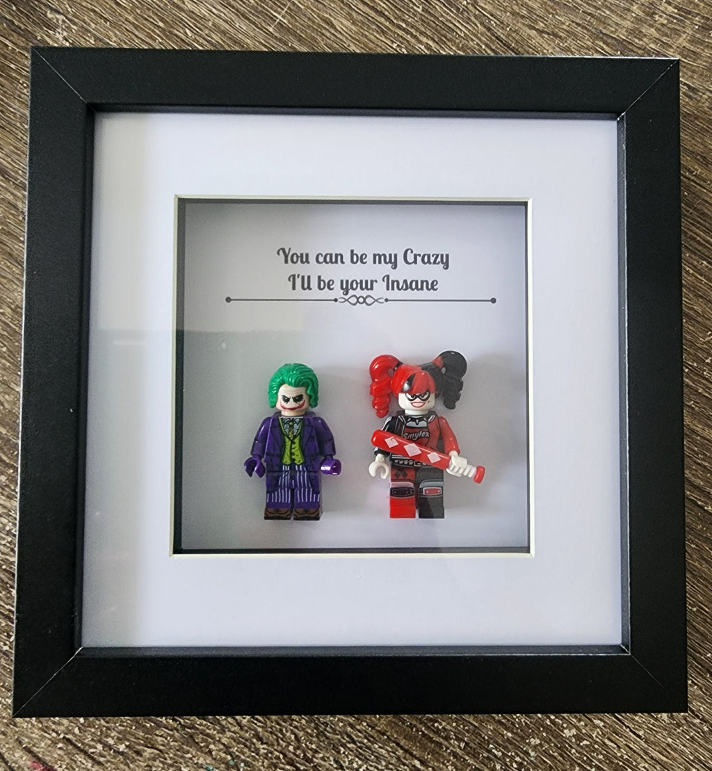 Joker & Harley Quinn Square Frame | Anniversary Gift