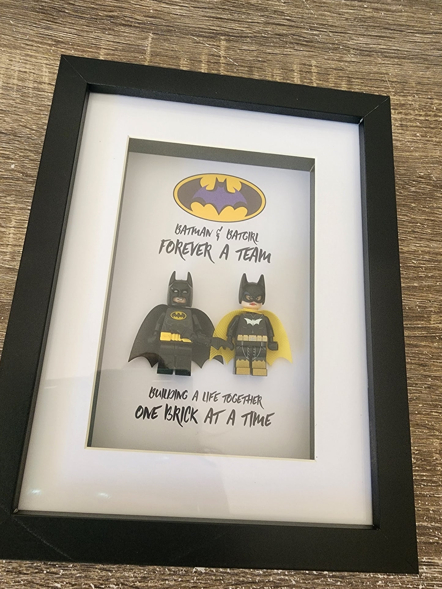 Batman & Batgirl Frame | Anniversary Gift