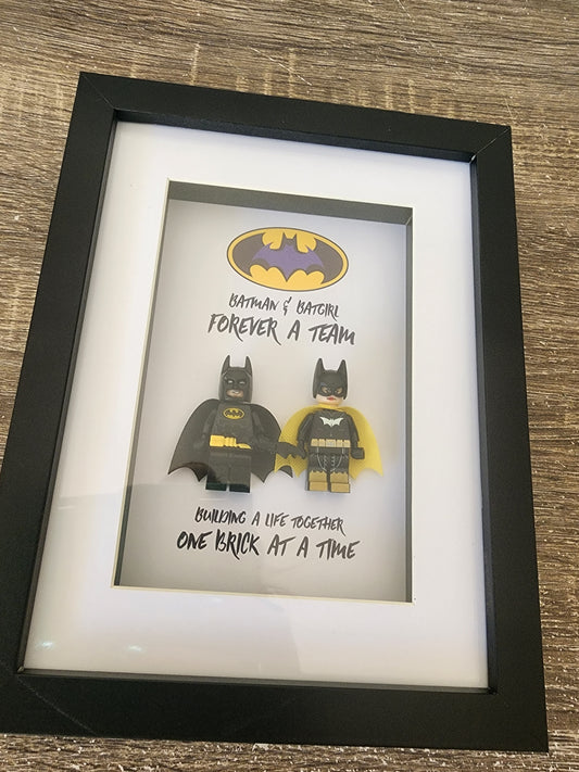 Batman & Batgirl Frame | Anniversary Gift
