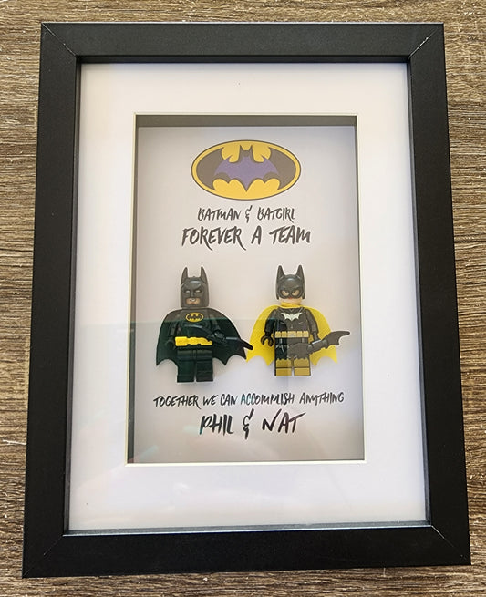 Batman & Batgirl Frame | Anniversary Gift