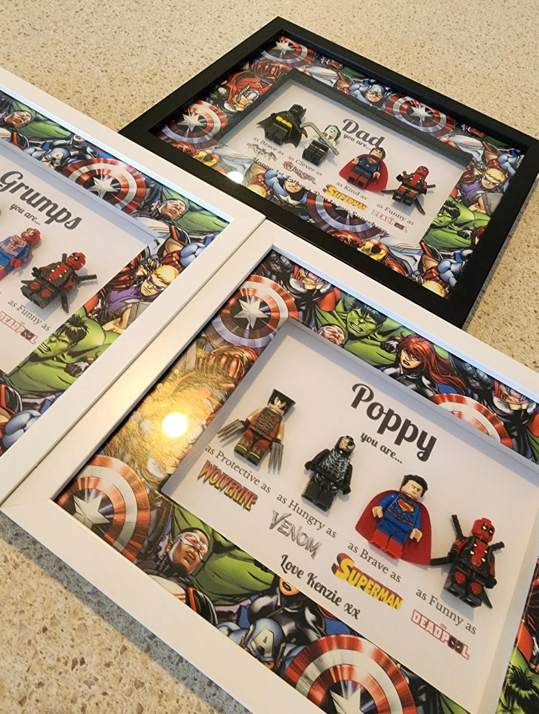 Marvel Border Superhero Frame 4 Characters