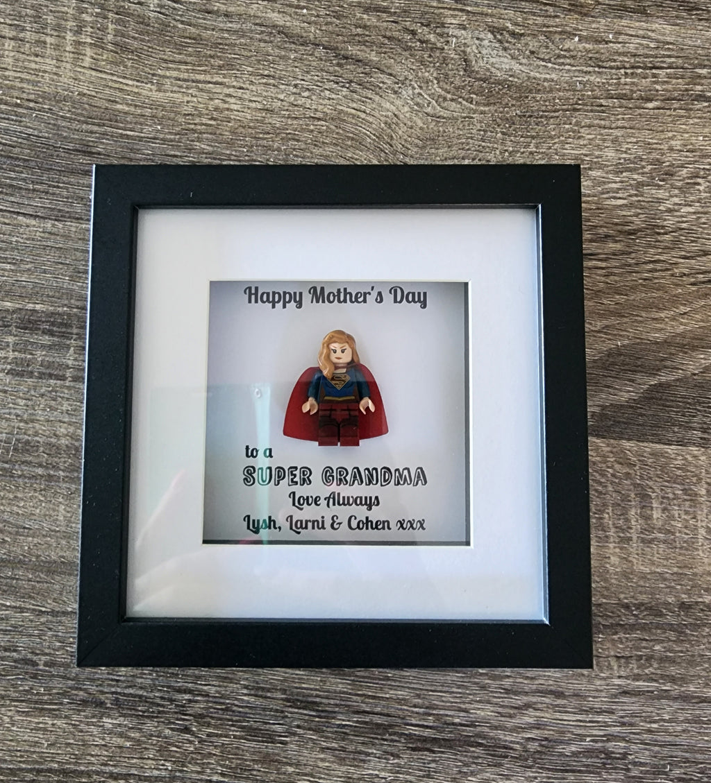 Mothers Day Superhero Frame Characters