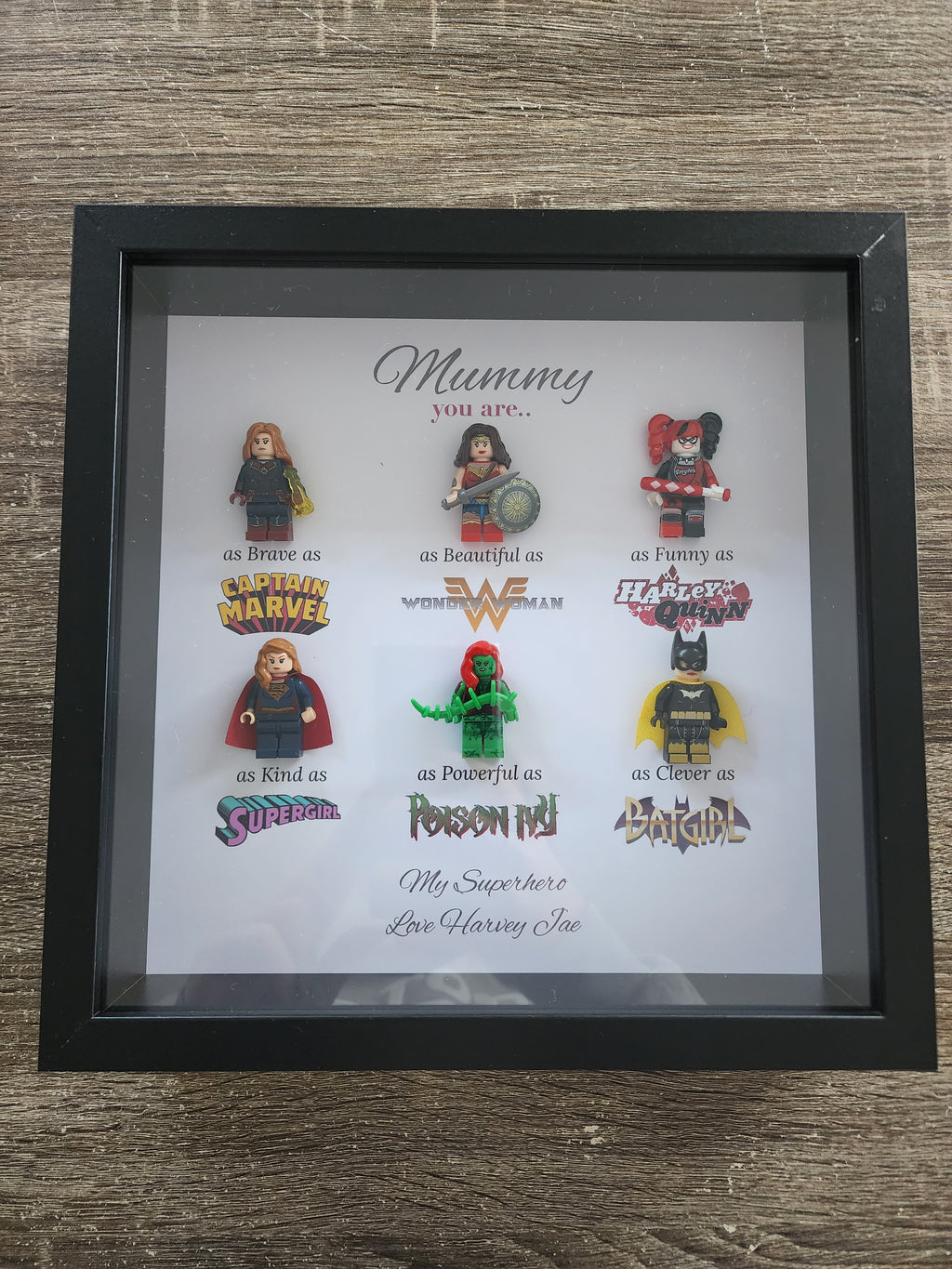 Marvel/DC Female Superhero Frame 6 Characters