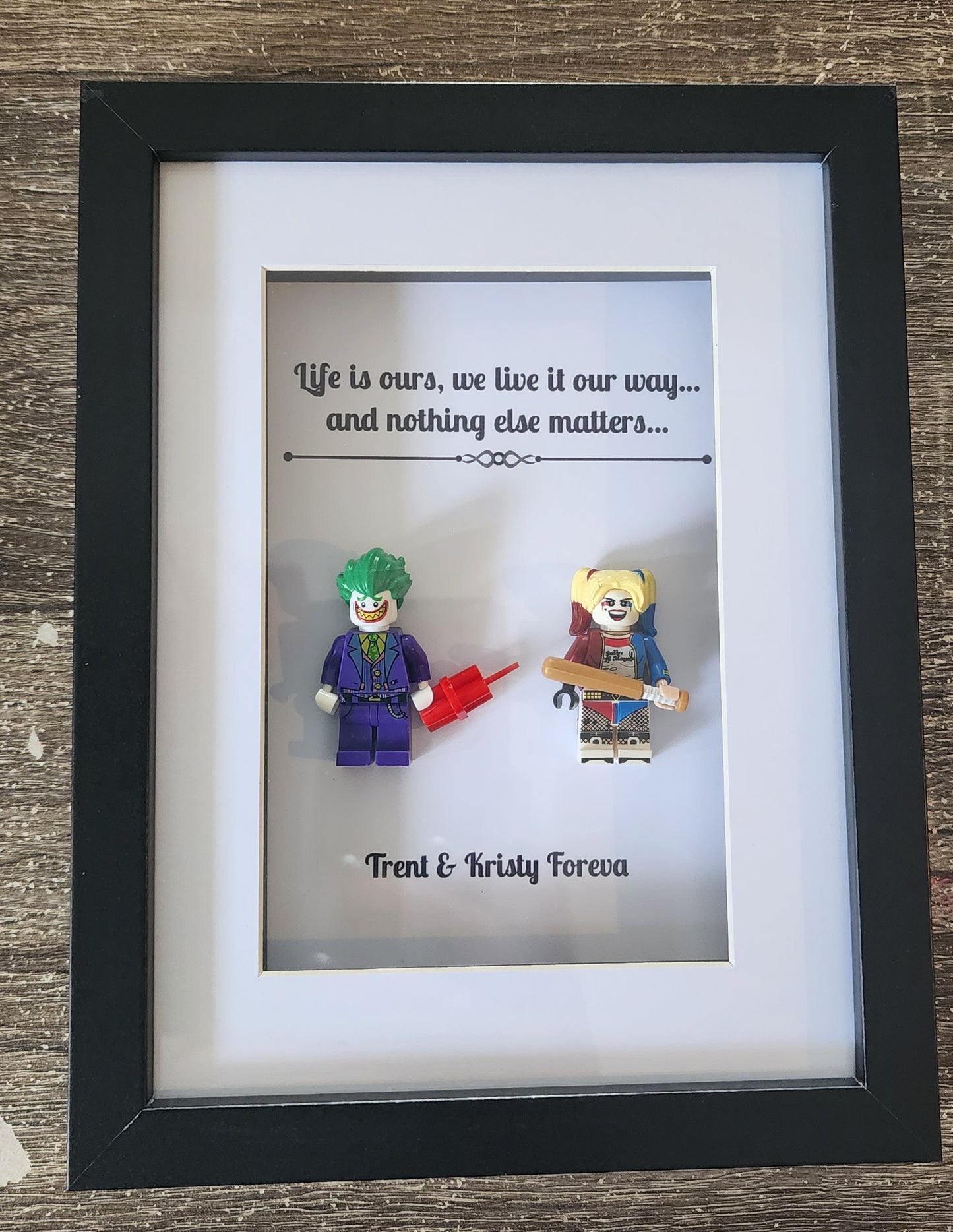 Joker & Harley Quinn Frame | Anniversary Gift