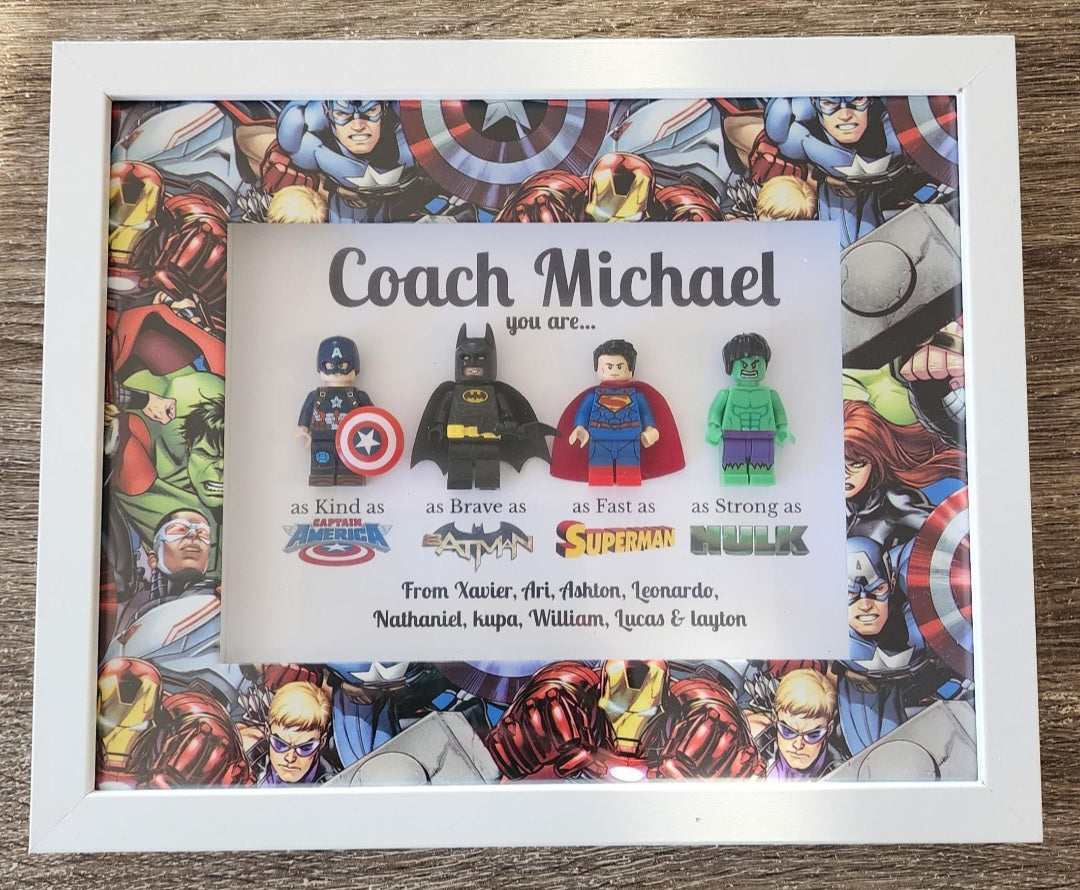 Marvel Border Superhero Frame 4 Characters