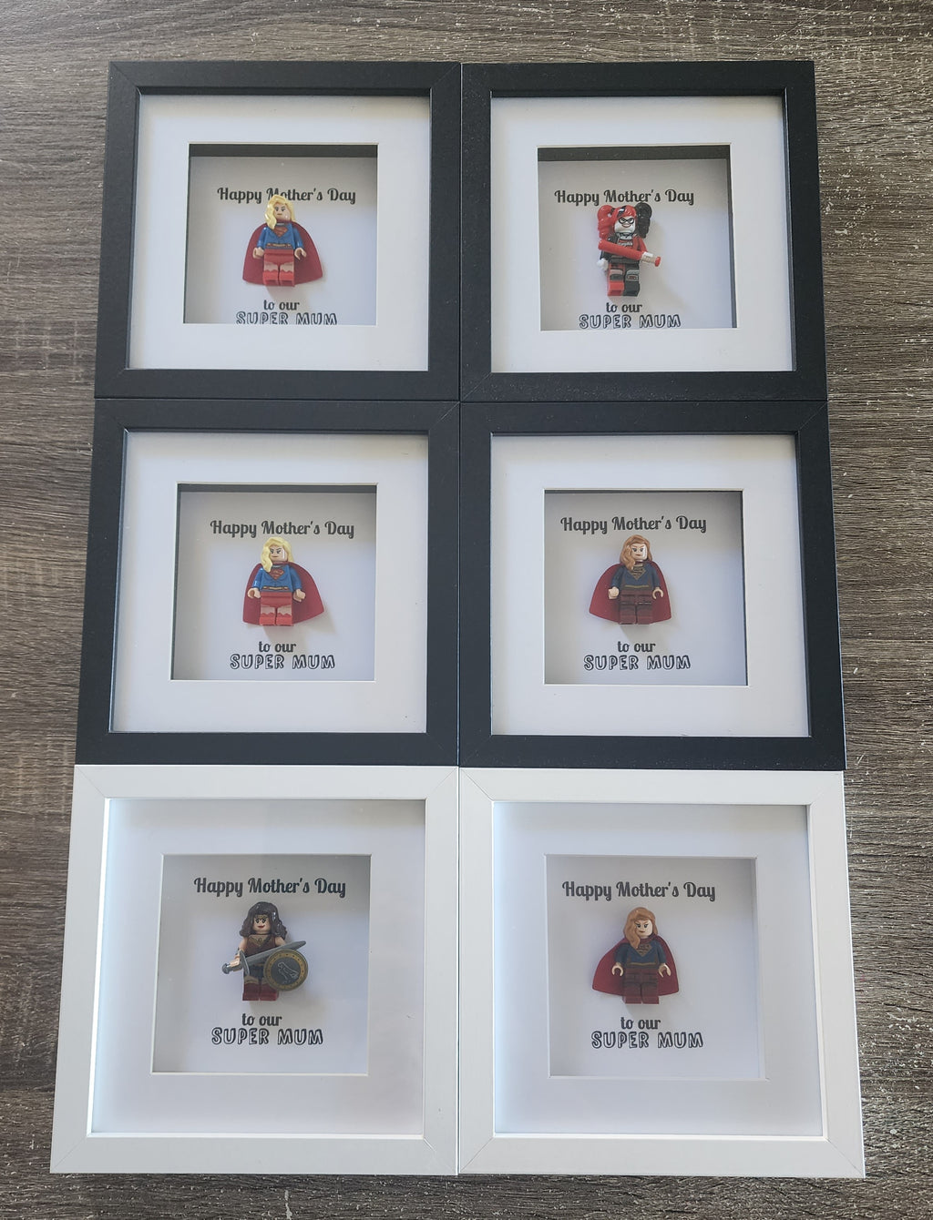 Mothers Day Superhero Frame Characters