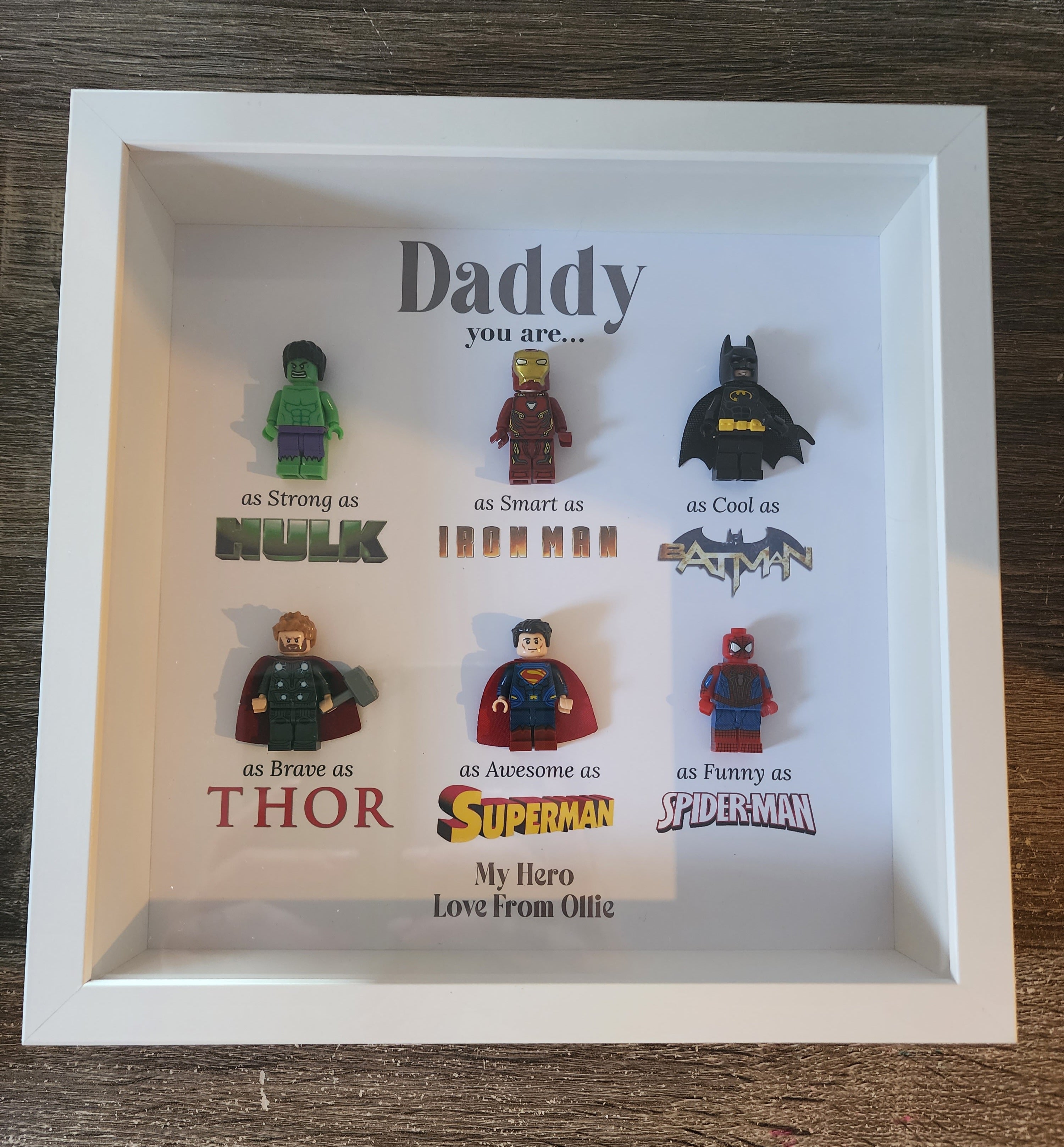 Marvel Superhero (No Border) Frame 6 Characters