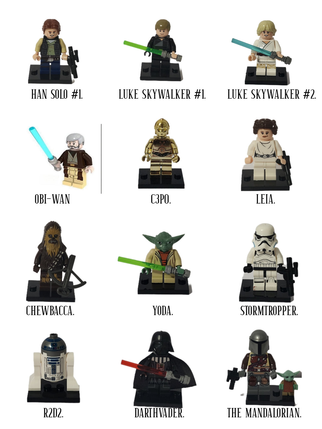Daddy, Star Wars, You Are Our Hero – Personalised Frame (8 Characters)